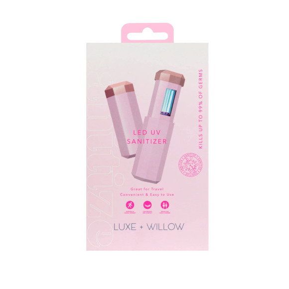 NWT LUXE + WILLOW Led Uv Sanitizer In Blush - Picture 1 of 4